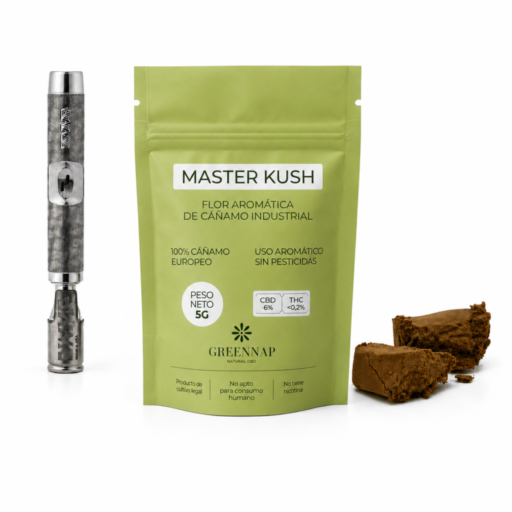 kit vaporizador cbd dynavap con flor cbd y hash cbd