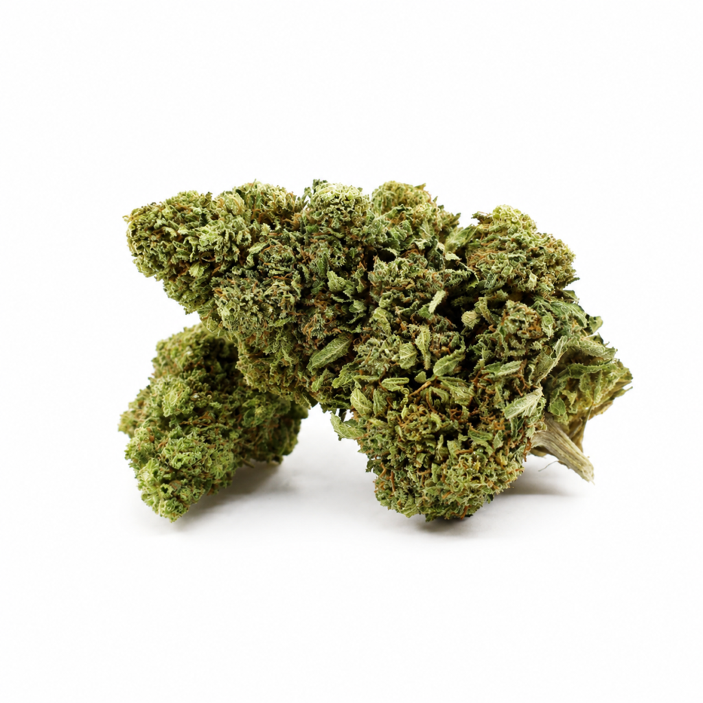 Shadowplay CBD Premium de Green Nap con cogollos compactos, perfil herbal y acabado resinoso premium